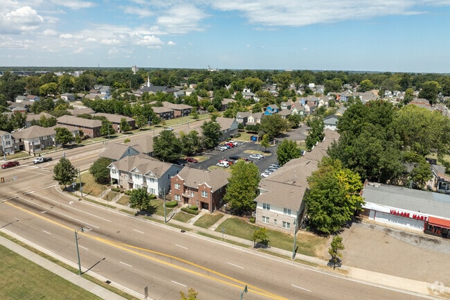 Aerial Photo - Uptown Village Apartments