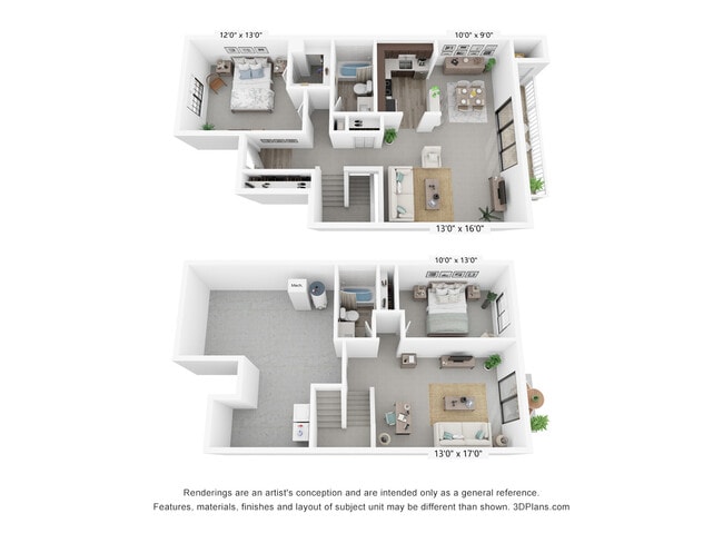 Floorplan - River Oaks Apartments of Rochester Hills