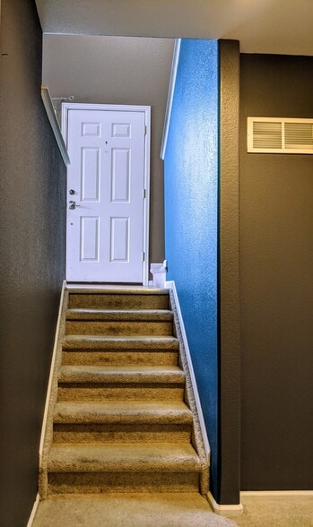 Basement Stairs to Front Door Landing - 6803 Autumn Ridge Dr