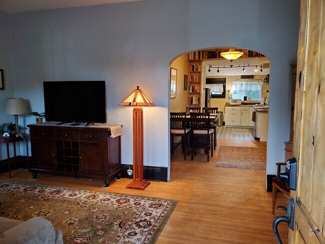 Living Room and Roku TV - 1509 W 12th Ave