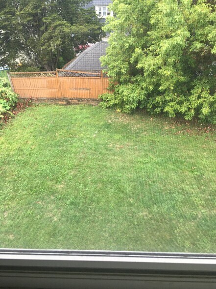 From upstairs back porch - 613 Helen St