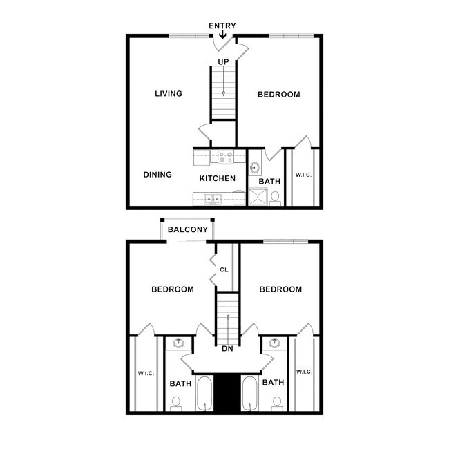 Floorplan - Lake Hefner Townhomes