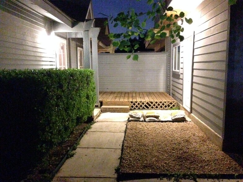 Entry at night - 6839 Arbor Springs Dr