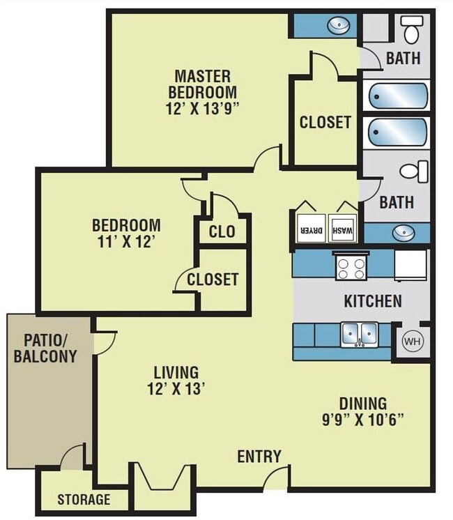 Floorplan - Woodcrest Apartments