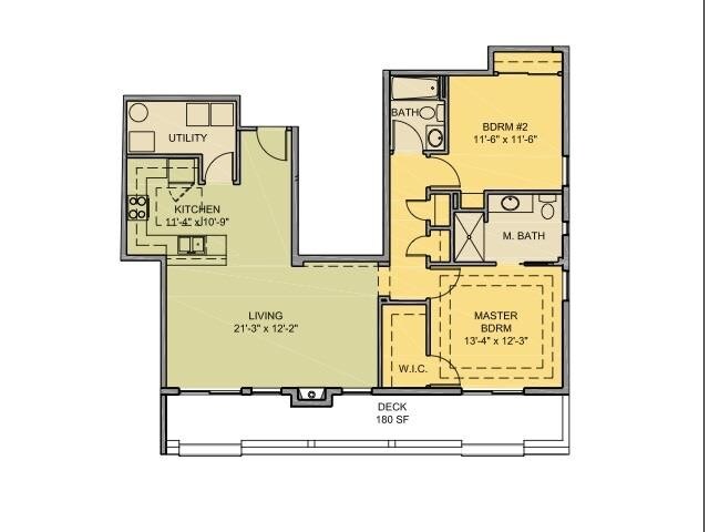 Floorplan - 1284 Downing