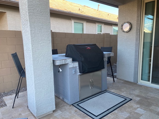 Backyard barbeque area - 8916 W Solano Dr