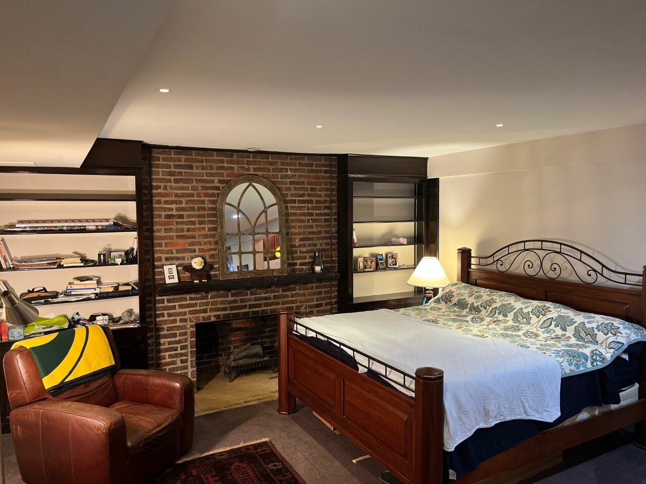 Sleeping area in basement apt - 5553 Little Falls Rd