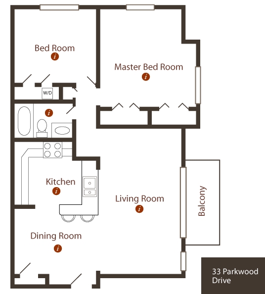 2BR/1BA - Parkwood Apartment Homes