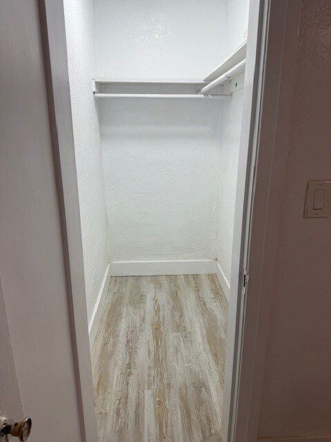 Large walk-in closet offering excellent storage (rare near campus) - 24606 University Ave
