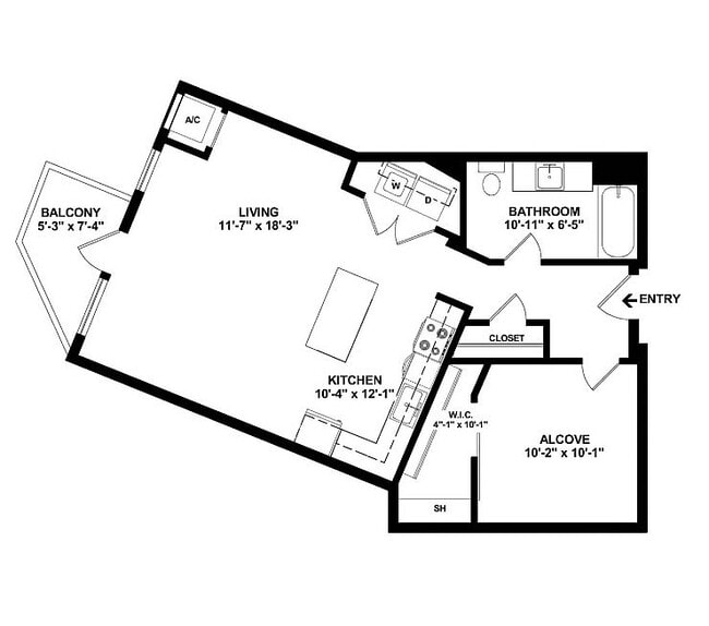 S4 Floorplan with Dimensions - Maple and Main