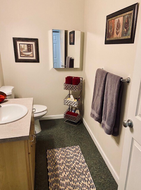 Second full bath has a shower. - 2408 Main St