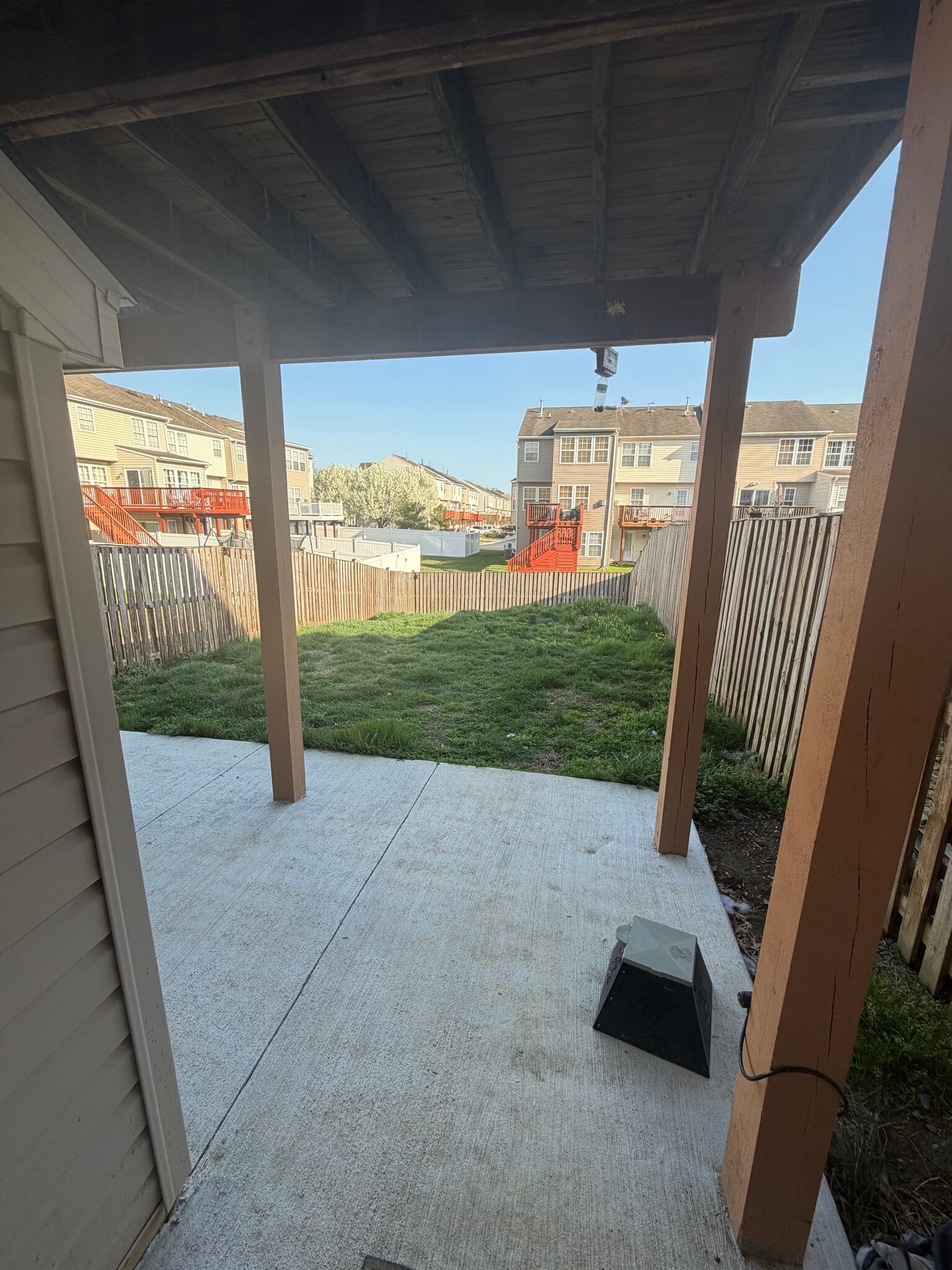 Back yard - 4675 Harrier Way