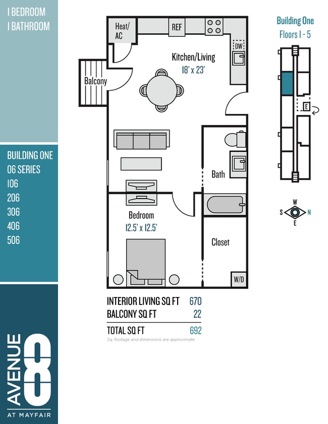 Floorplan - Avenue 8 at Mayfair