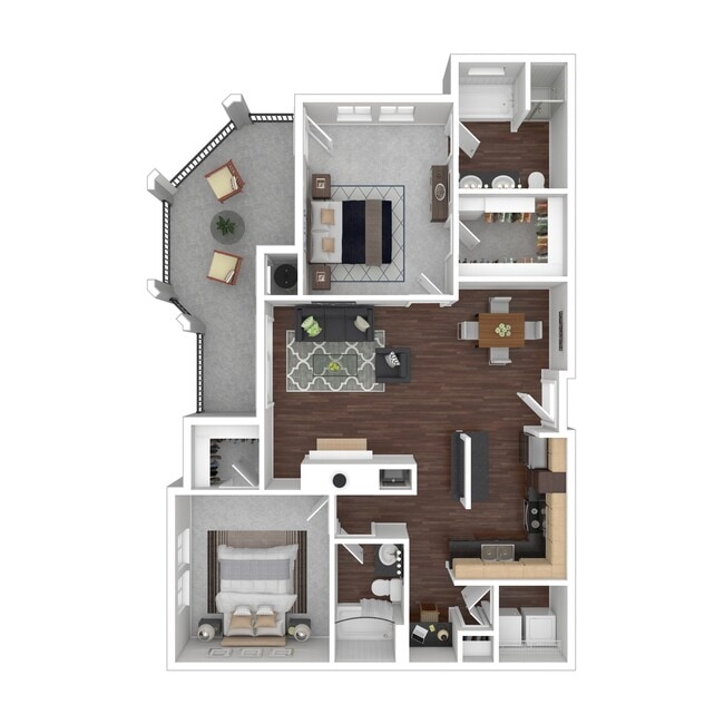 Floorplan - Parkview Terraces Apartment Homes