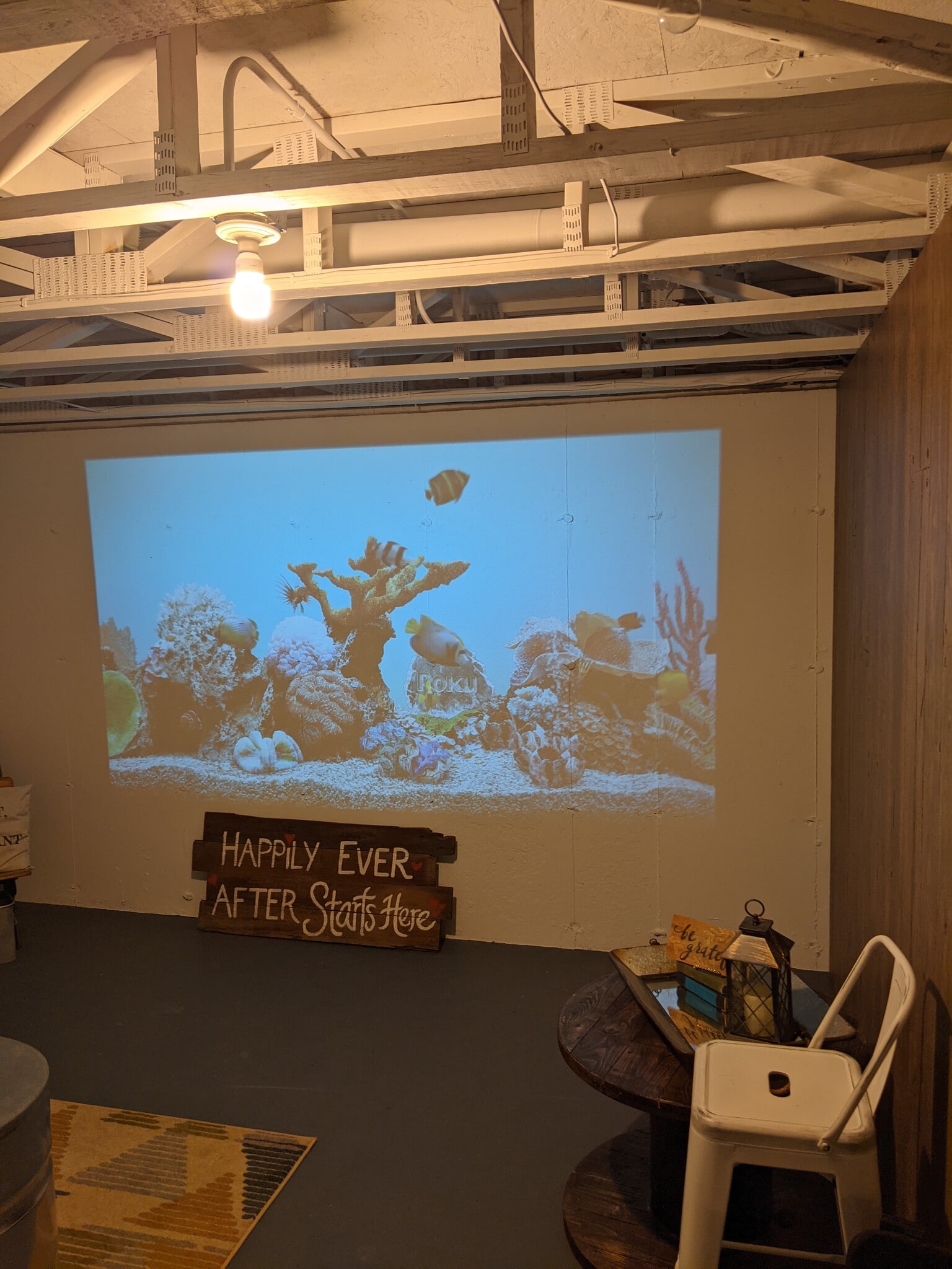 Full wall movie theater - 949 Constance Ln