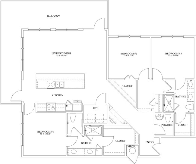 Floorplan - The Dorset