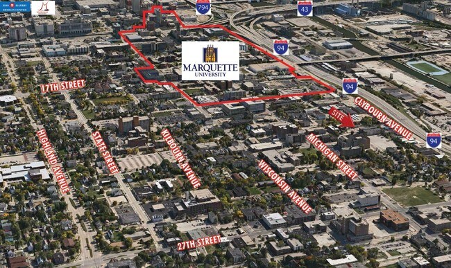 Aerial Photo - 23rd Street Apartments