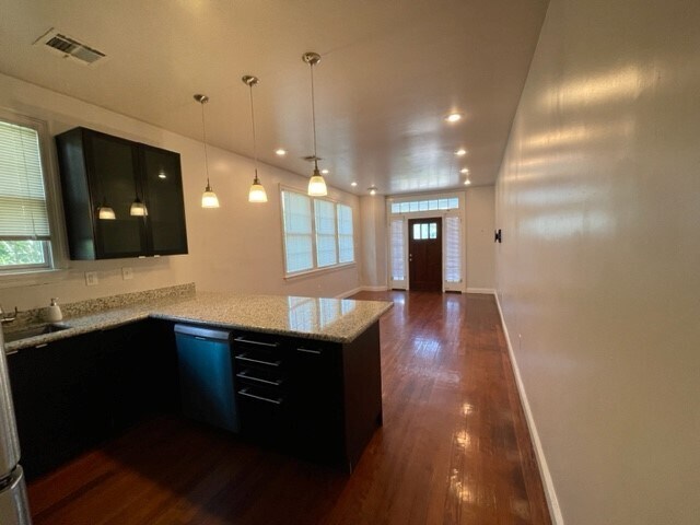 View from kitchen/dining to living room - 2016 Jena St