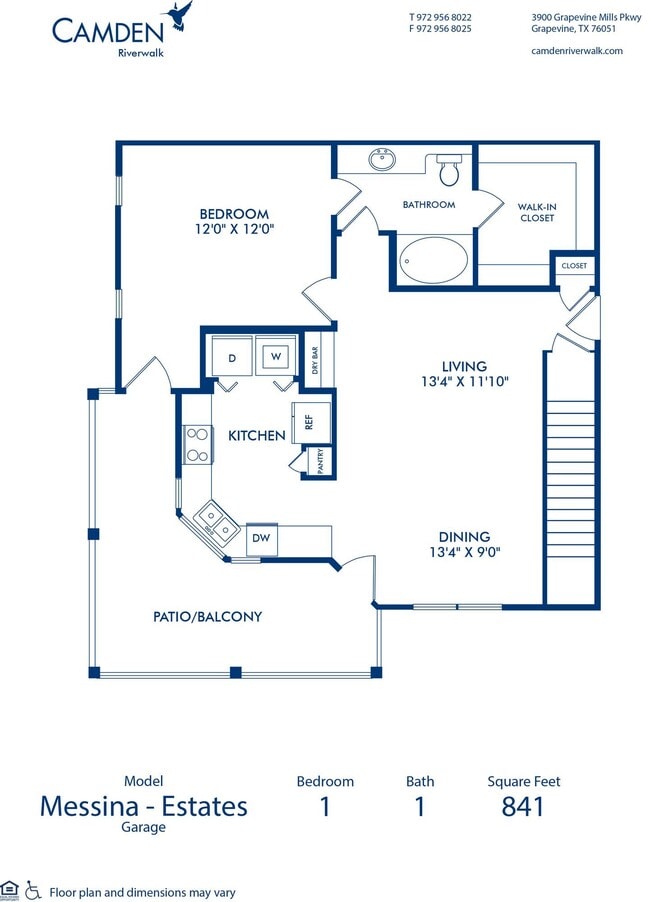 Floorplan - Camden Riverwalk