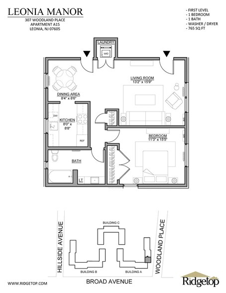 Interior Photo - Leonia Manor: In-Unit Washer & Dryer, Heat...