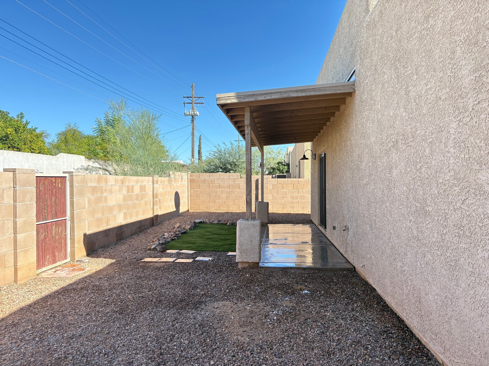 Back Yard with Alley Access - 8519 E Seabury Ct