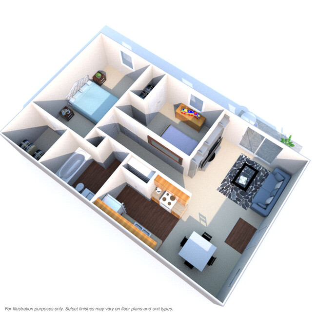 Floorplan - Crown Station Apartments