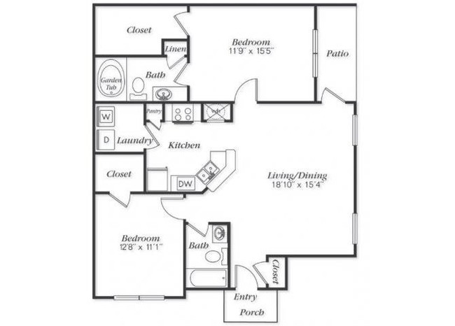 Floorplan - Villas at Carrington Square