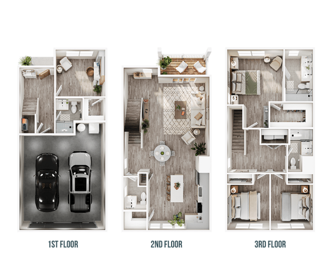 Floorplan - Alpine Landing Townhomes