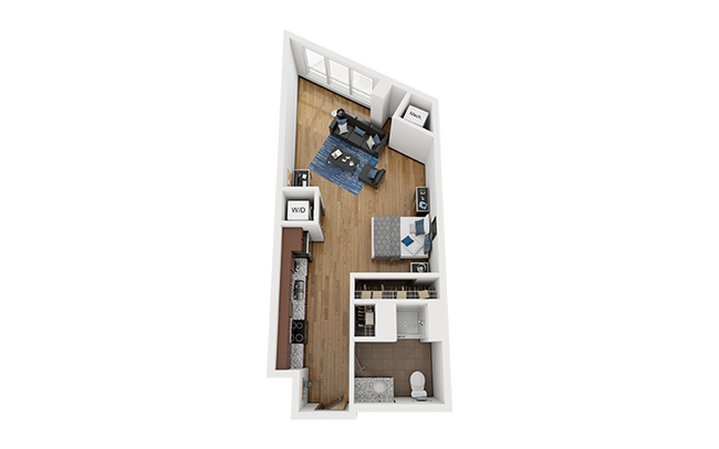 The Bridges Dinkytown S4 Studio Floor Plan - The Bridges Dinkytown