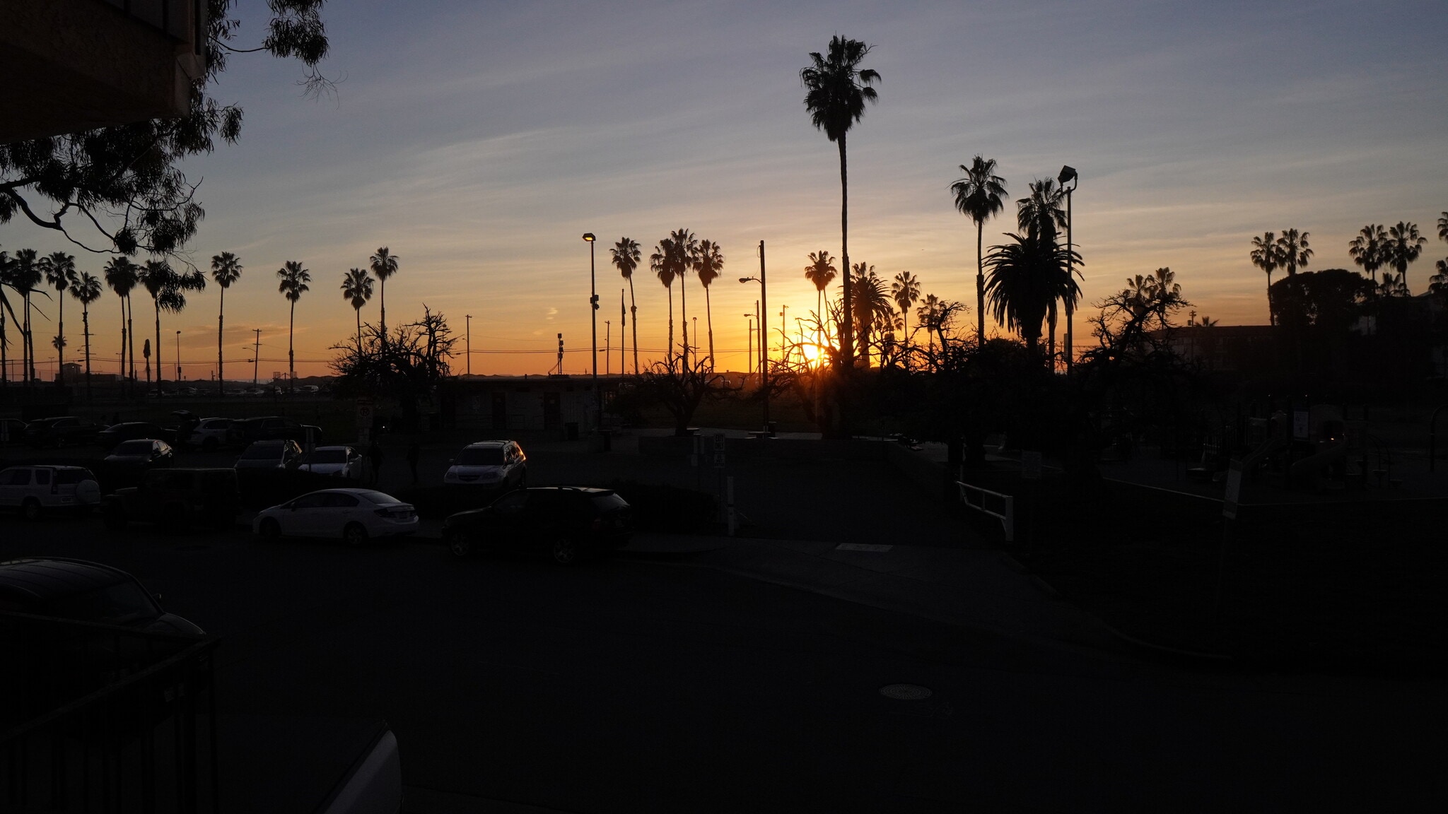 View at sunset From front door - 6655 Esplanade