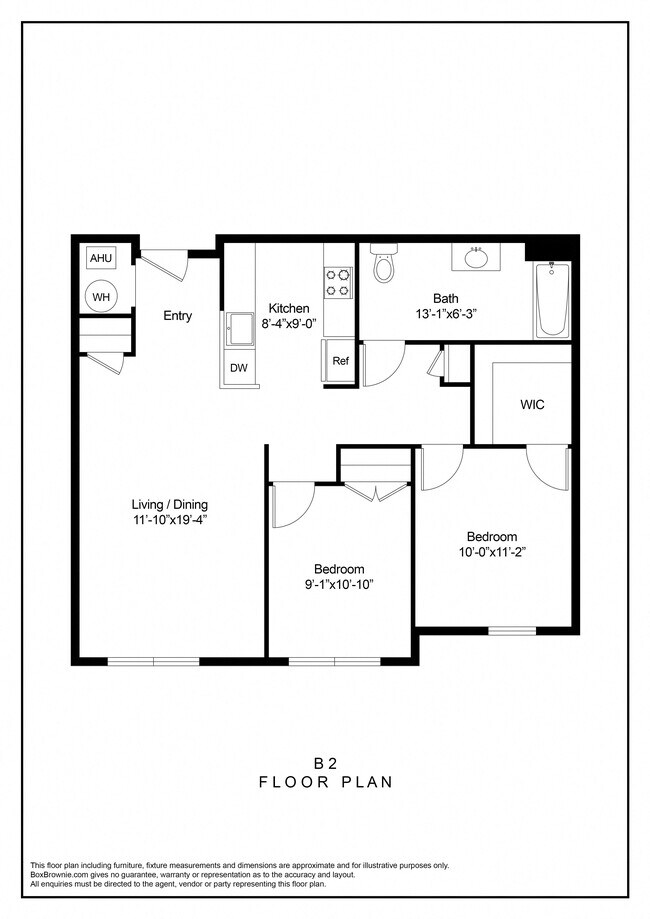 Floorplan - The Village at Slippery Hill Senior Apartments- 62+