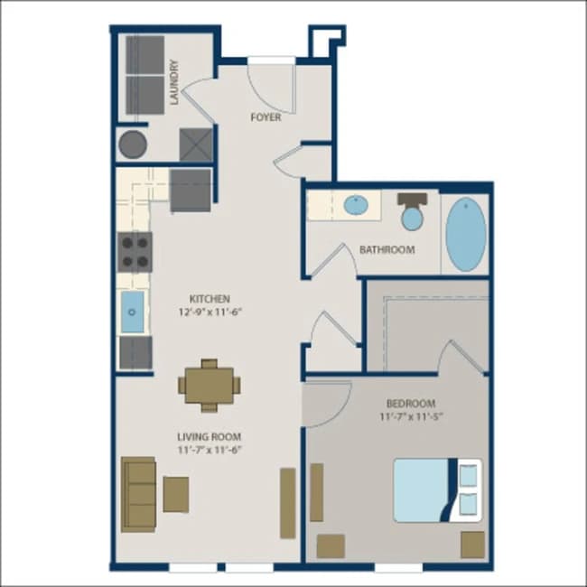 Floorplan - Fountainhead Apartments