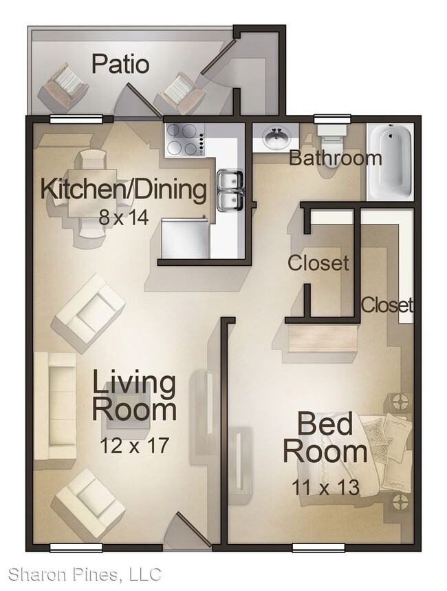Primary Photo - 1 br, 1 bath Apartment - 7000-08 Barringto...