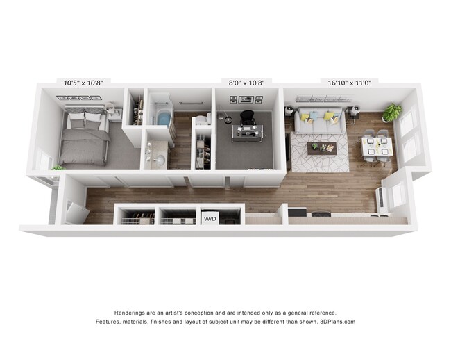 Floorplan - 134th Street Lofts