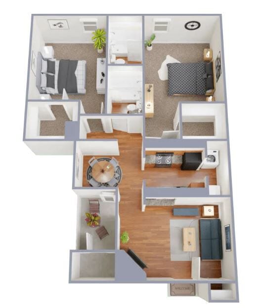 Floorplan - Enclave at Eagle Creek Apartments