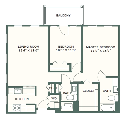 2BR/2BA - The Village at Duxbury - 62+ Cooperative