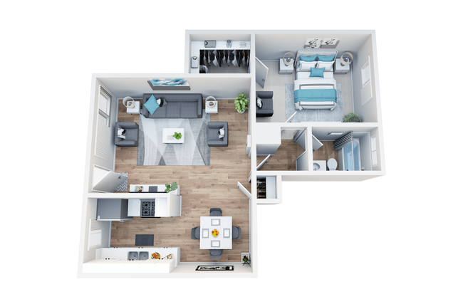 Floorplan - Venice Blvd Apartments
