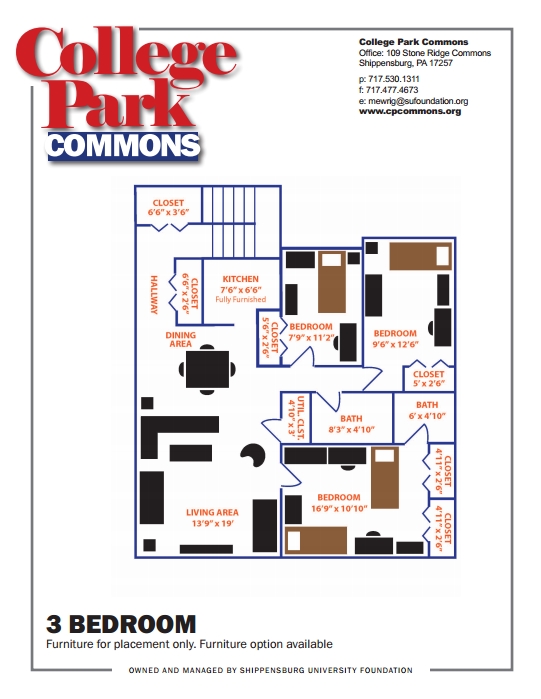 3BR/2BA - College Park Commons