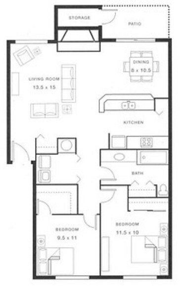 2BR/1BA - Murrayhill Park