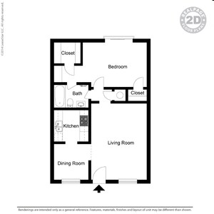 1BR/1BA - Hurst Gardens