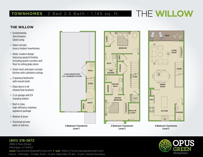 Floorplan - Opus Green Townhomes