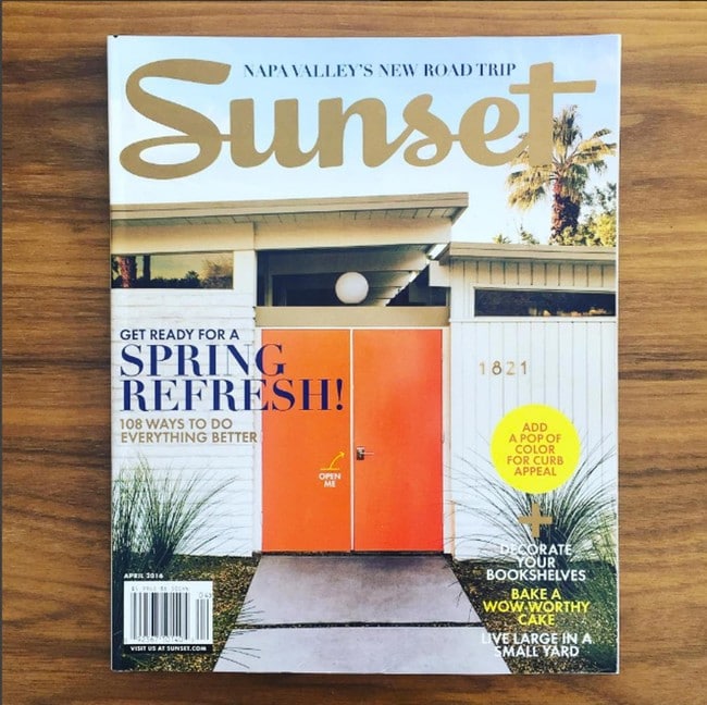 The Amado has appeared on the cover of Sunset Magazine. - Amado