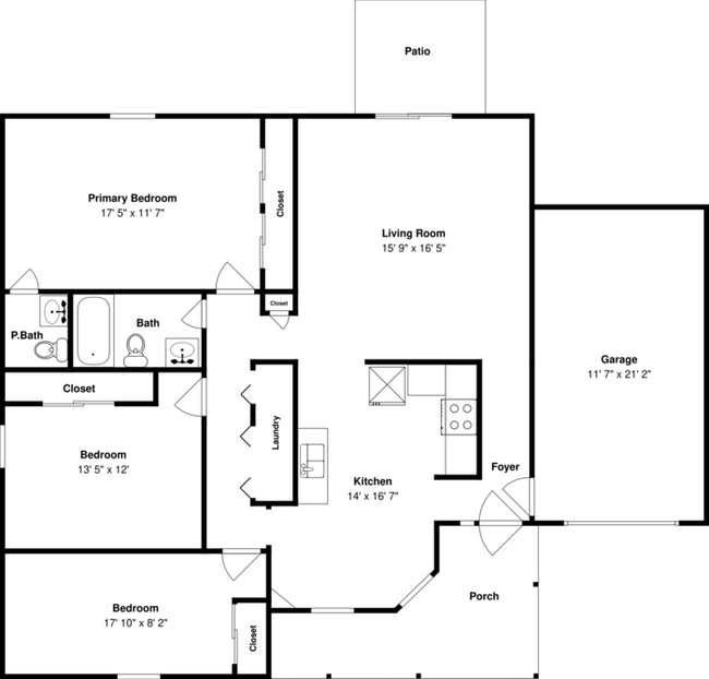 Building Photo - Lovely 3 bedroom 1.5 bath ranch!