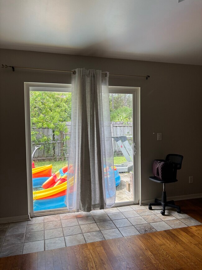 Back yard - 520 Benton Dr