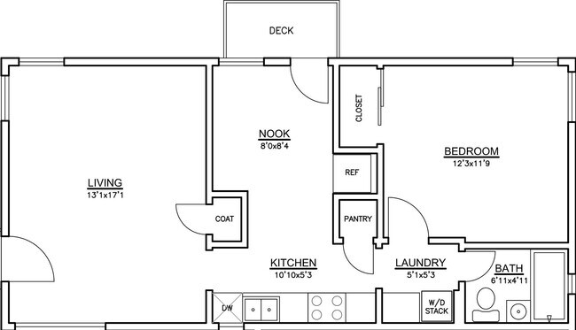 Floorplan - Hawthorne Apartment Homes