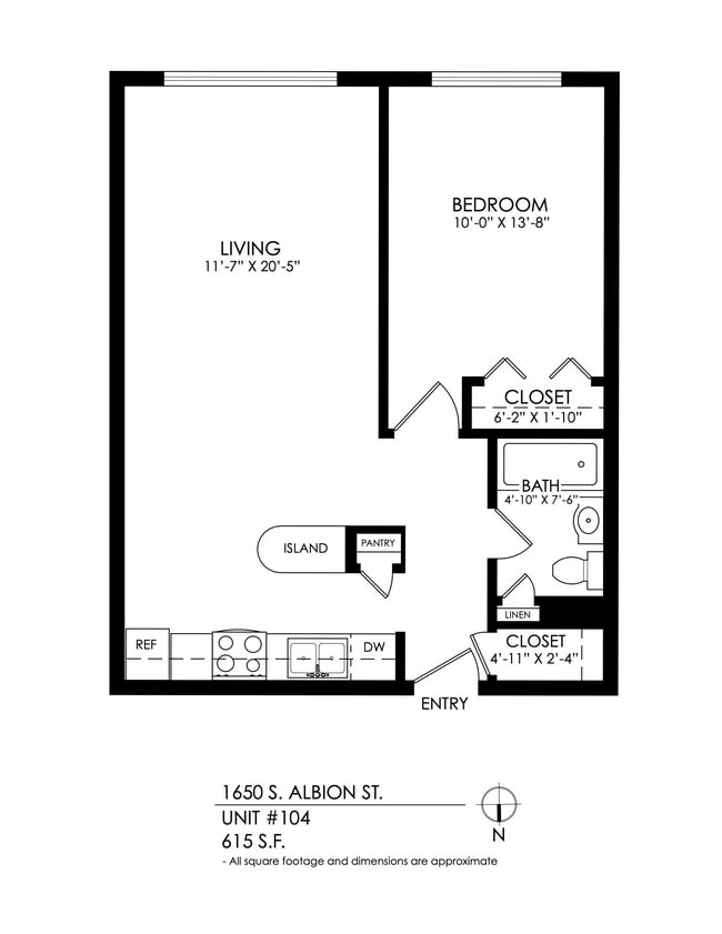 Floorplan - 1650 S Albion