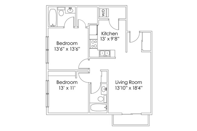 Floorplan - Alps Park Apartments