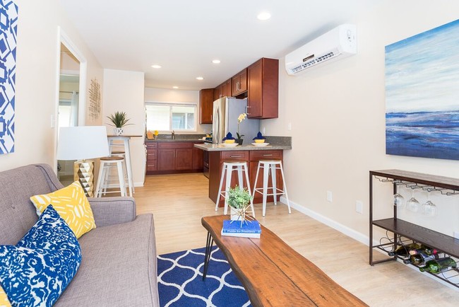 Living Room/Kitchen - Split Air AC - Kamoku Luxury Apartment-Homes [Move 10/01/17]