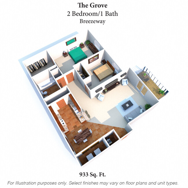 Floorplan - Brookfield Village Apartments