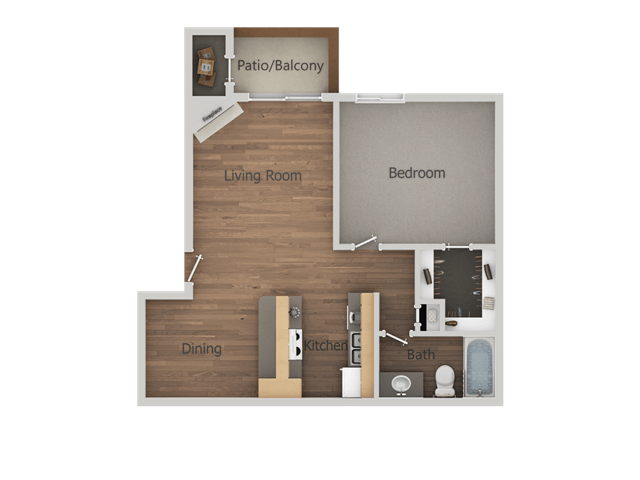 Floorplan - Glen Oaks Apartments